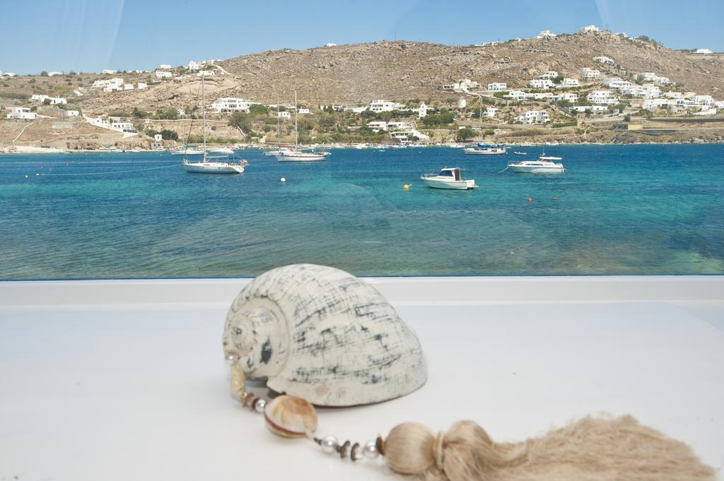 Luxury Sea House By Blue Waters Mykonos Villa Ornos  Rum bild