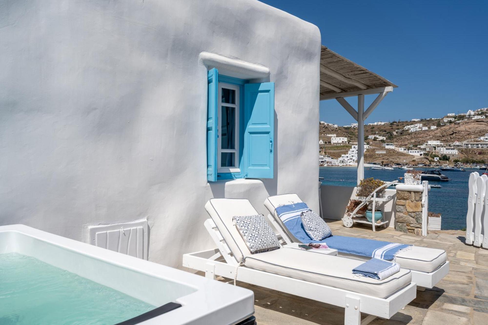 Luxury Sea House By Blue Waters Mykonos Villa Ornos  Exteriör bild