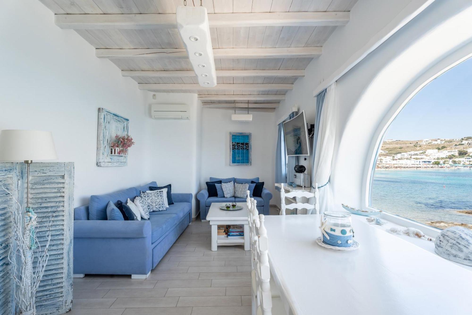 Luxury Sea House By Blue Waters Mykonos Villa Ornos  Exteriör bild