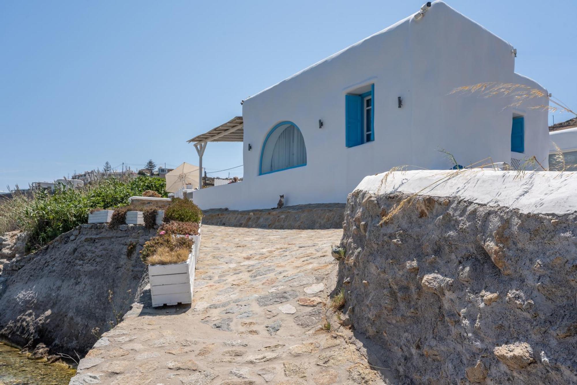 Luxury Sea House By Blue Waters Mykonos Villa Ornos  Exteriör bild