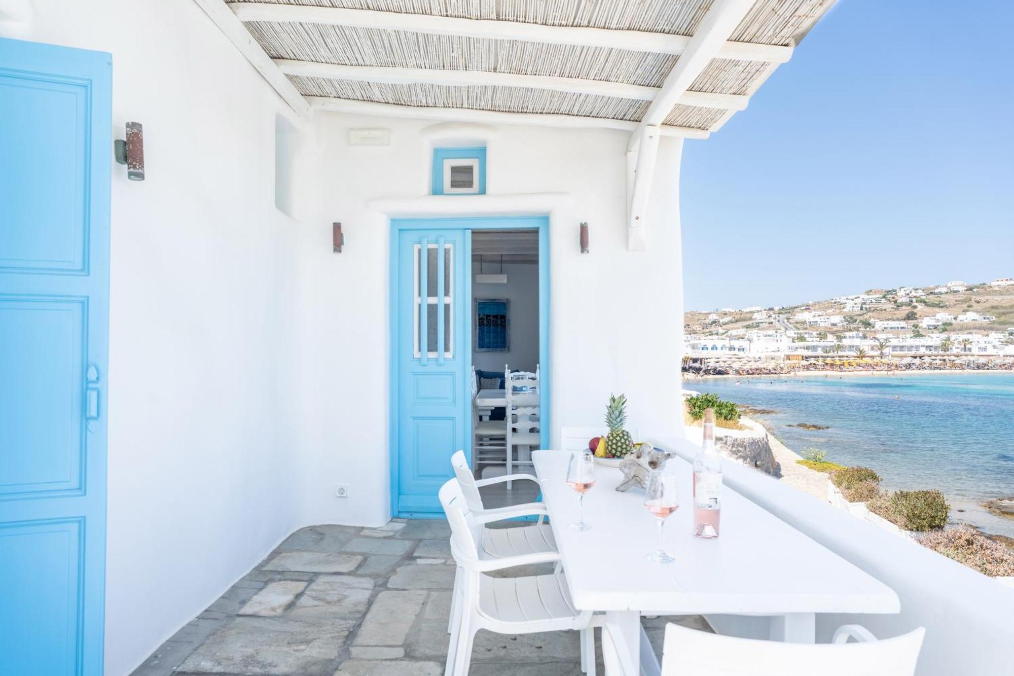 Luxury Sea House By Blue Waters Mykonos Villa Ornos  Exteriör bild