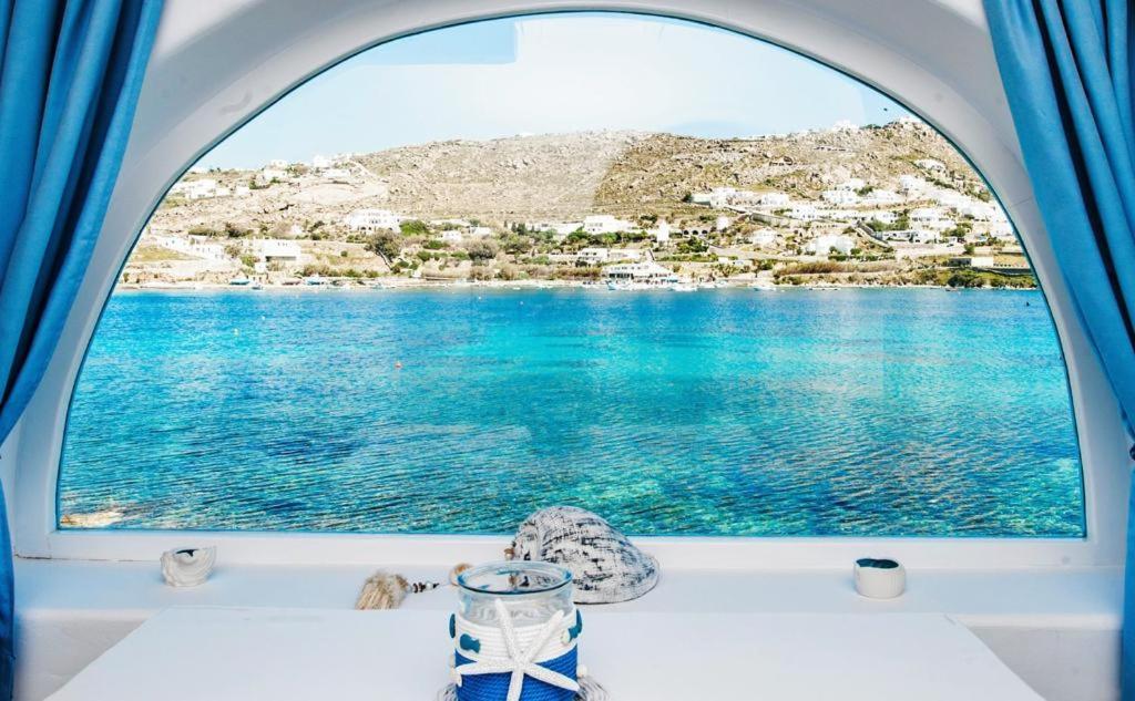Luxury Sea House By Blue Waters Mykonos Villa Ornos  Exteriör bild