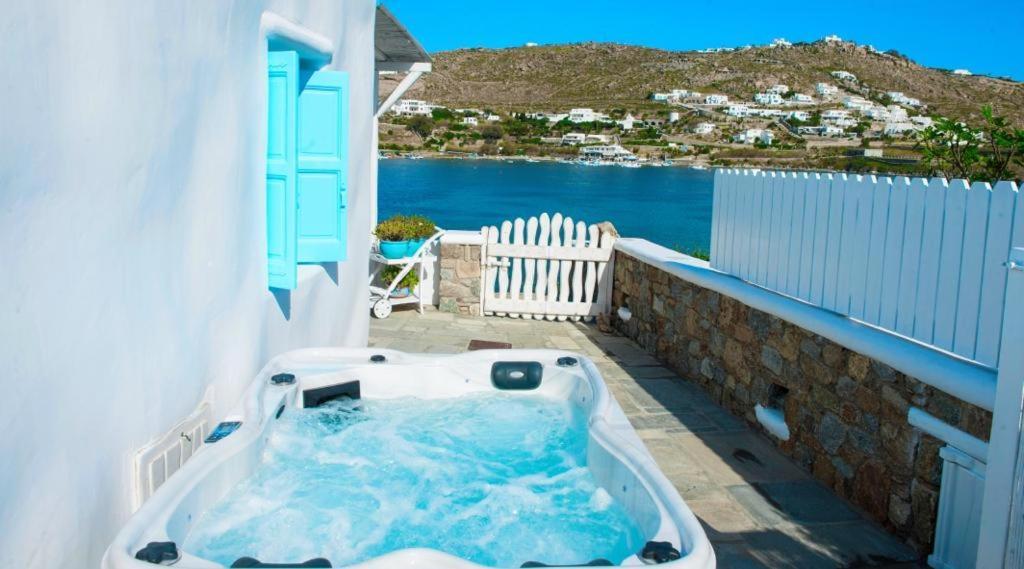 Luxury Sea House By Blue Waters Mykonos Villa Ornos  Exteriör bild